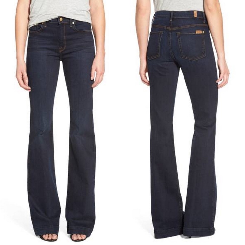 7 For All Mankind Ginger High Rise Flare Jeans